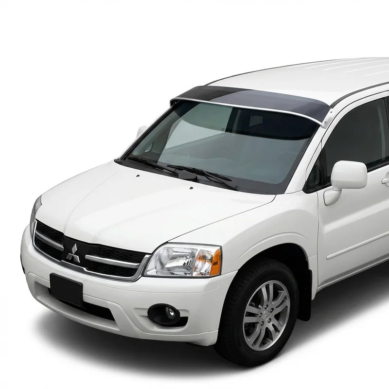 Tinted Acrylic Windscreen Sunvisor for Mitsubishi Endeavor (2004 - 2011) - 1