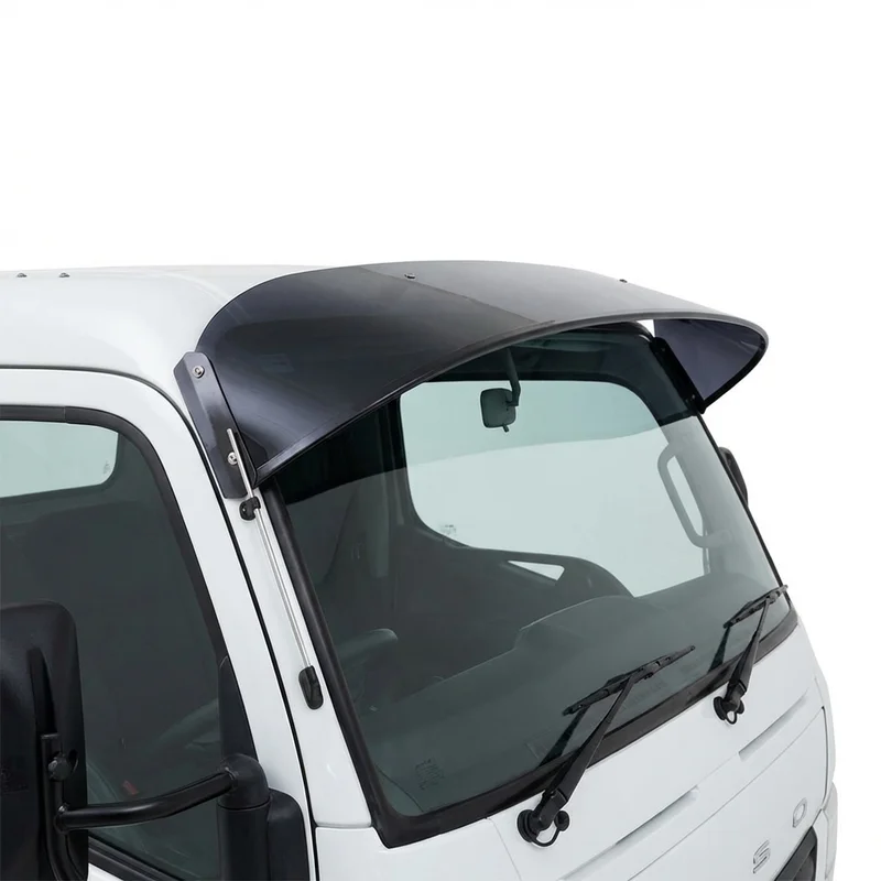 Tinted Acrylic Windscreen Sunvisor for Mitsubishi Fuso Canter FE160 (2012 - 2020) - 1