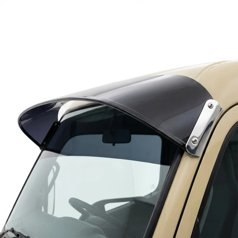 Tinted Acrylic Windscreen Sunvisor for Mitsubishi Fuso FE-CA (2001 - 2001) - 1