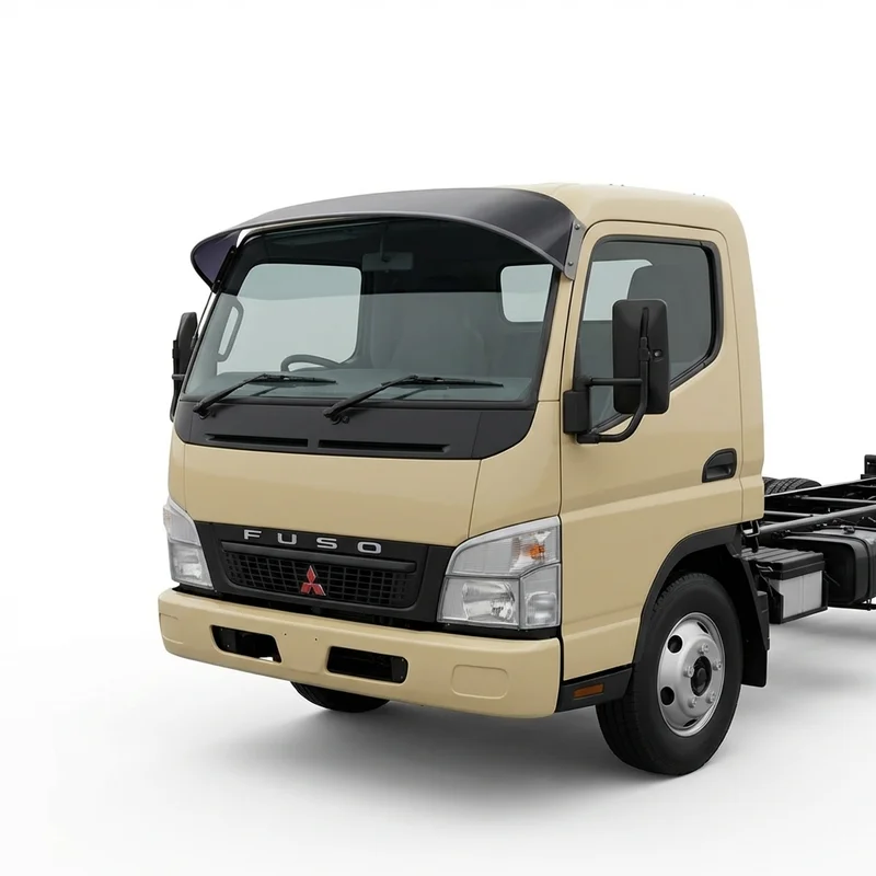 Tinted Acrylic Windscreen Sunvisor for Mitsubishi Fuso FE120 (2005 - 2005) - 1