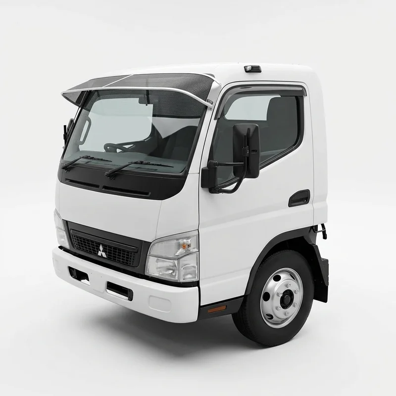 Premium Mesh Windscreen Sunvisor for Mitsubishi Fuso FE145 (2005 - 2011) - 1