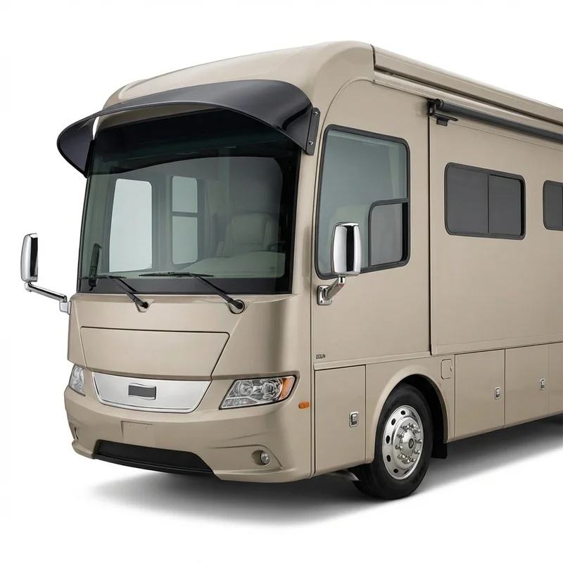 Tinted Acrylic Windscreen Sunvisor for Newmar Supreme Aire (2020 - 2023) - 1