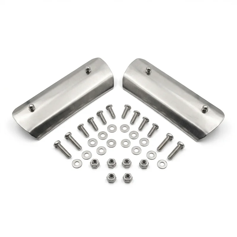Stainless Steel Mounting Bracket Kit for Nexus Bentley Eight (1984 - 1991) - 1