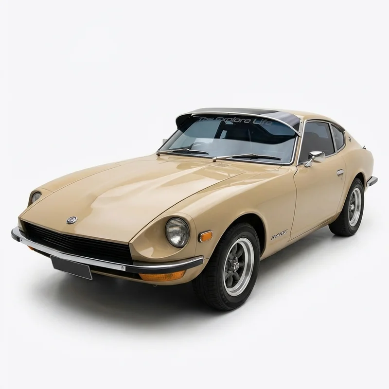 Tinted Acrylic Windscreen Sunvisor for Nissan 240Z (1970 - 1973) - 1