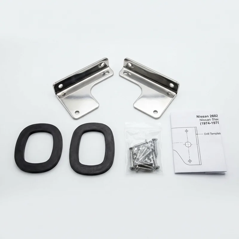 Stainless Steel Mounting Bracket Kit for Nissan 260Z (1974 - 1975) - 1