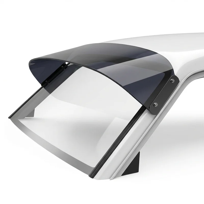 Tinted Acrylic Windscreen Sunvisor for Nissan 310 (1979 - 1982) - 1