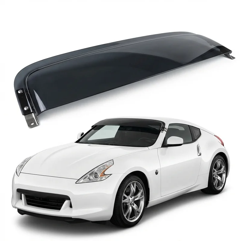 Tinted Acrylic Windscreen Sunvisor for Nissan 370Z (2009 - 2021) - 1