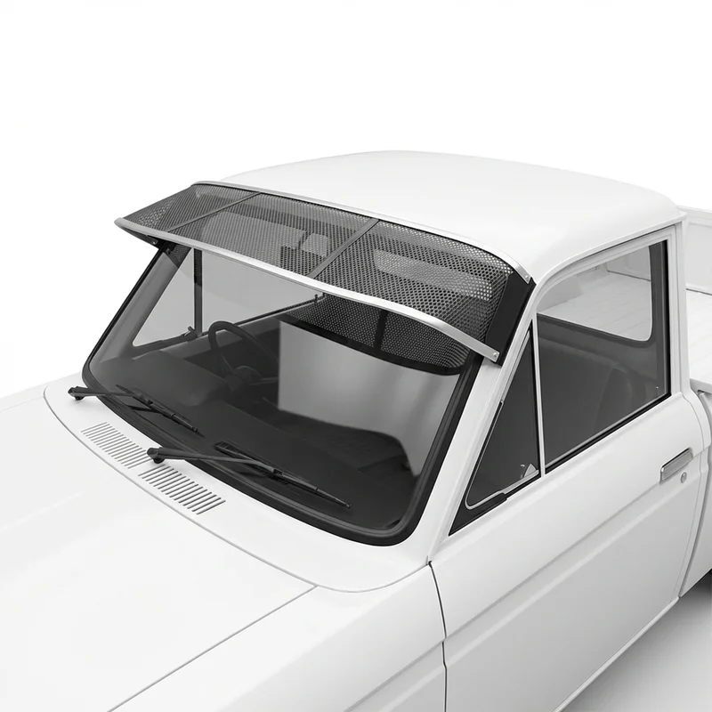 Premium Mesh Windscreen Sunvisor for Nissan 520 Pickup (1965 - 1968) - 1