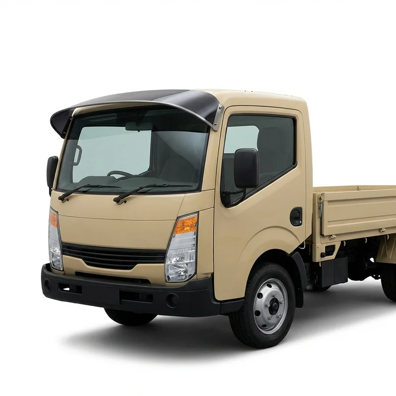 Tinted Acrylic Windscreen Sunvisor for Nissan Cabstar (2008 - 2016) - 1