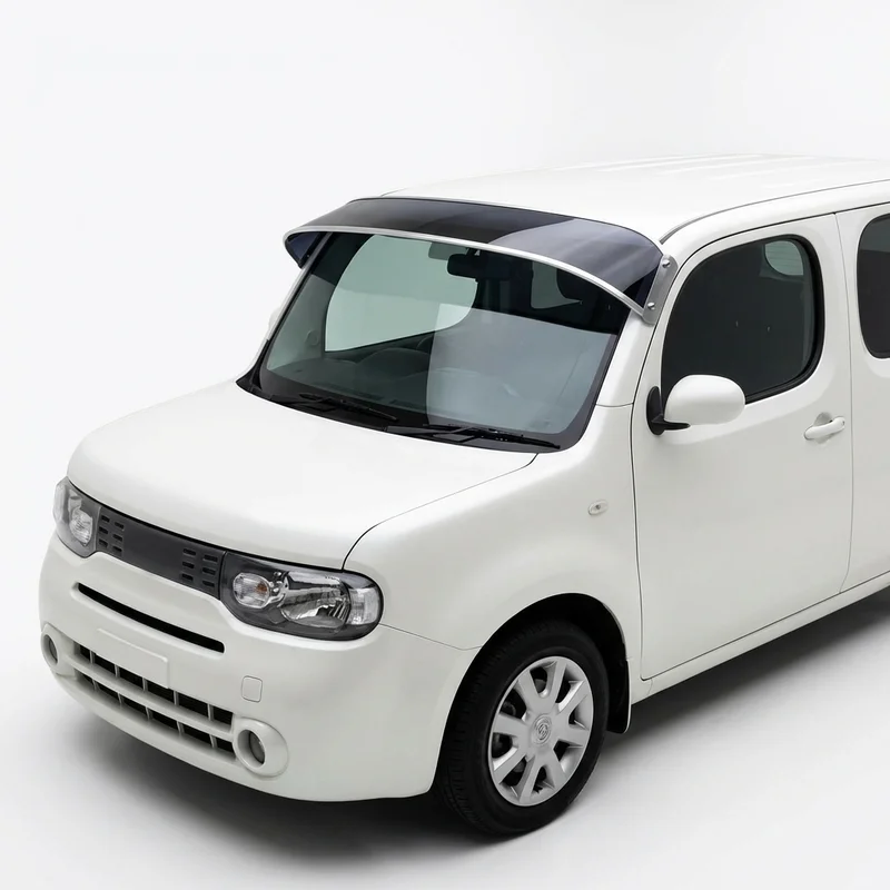 Tinted Acrylic Windscreen Sunvisor for Nissan Cube (2009 - 2014) - 1