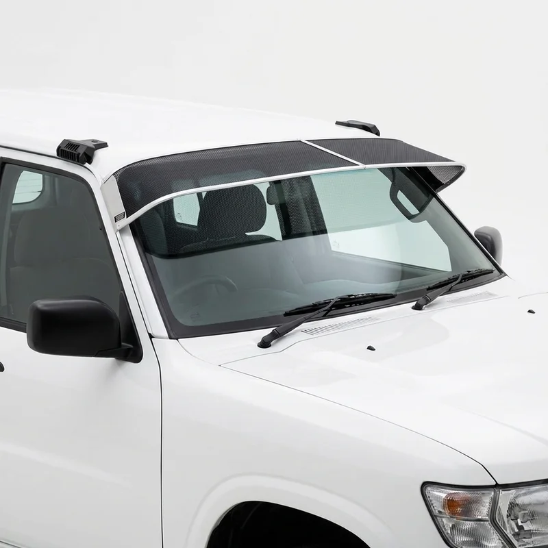 Premium Mesh Windscreen Sunvisor for Nissan Platina (2002 - 2010) - 1