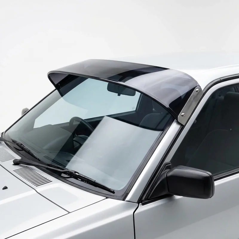 Tinted Acrylic Windscreen Sunvisor for Nissan Pulsar NX (1983 - 1990) - 1