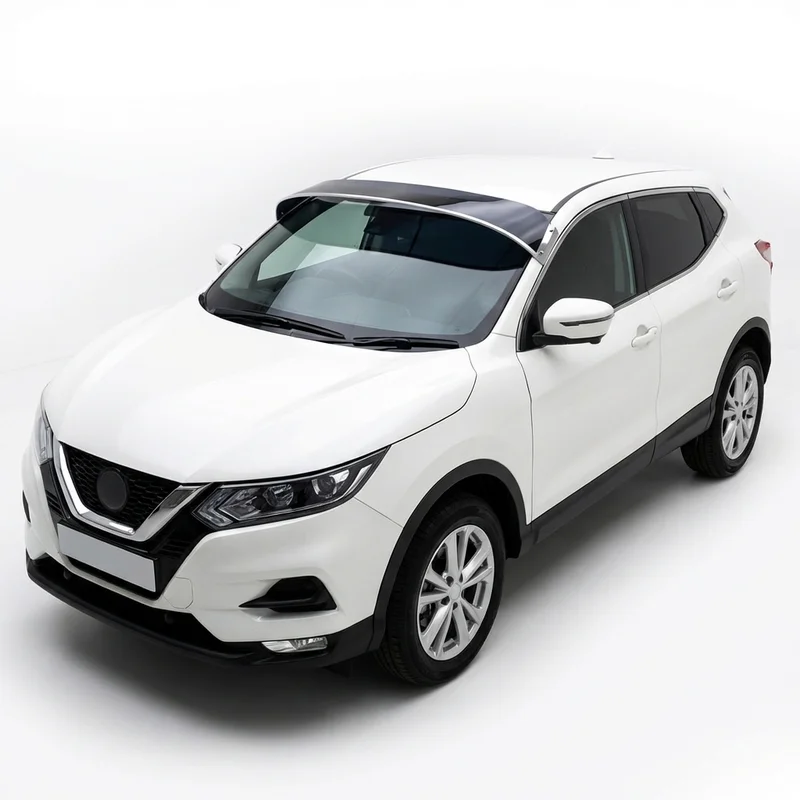 Tinted Acrylic Windscreen Sunvisor for Nissan Qashqai (2017 - 2023) - 1