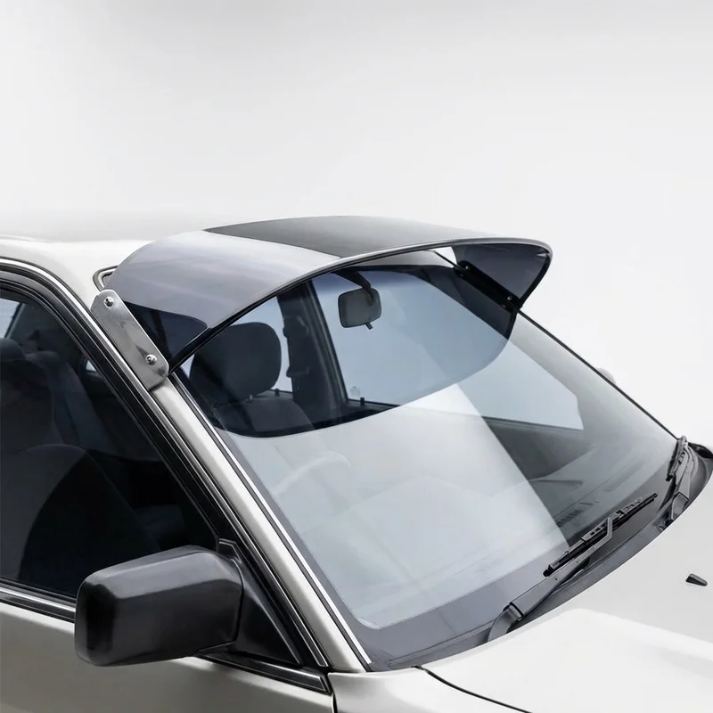 Tinted Acrylic Windscreen Sunvisor for Nissan Stanza (1982 - 1992) - 1
