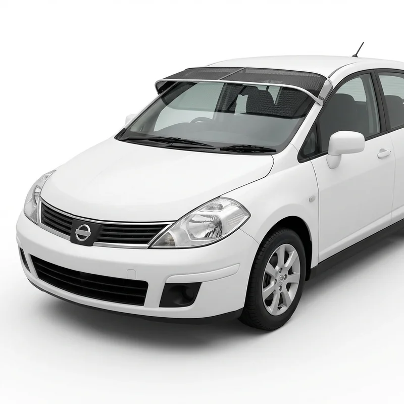 Premium Mesh Windscreen Sunvisor for Nissan Tiida (2007 - 2018) - 1