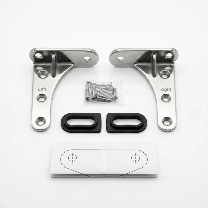 Stainless Steel Mounting Bracket Kit for Nissan Versa (2007 - 2025) - 1