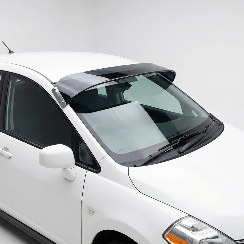 Tinted Acrylic Windscreen Sunvisor for Nissan Versa (2007 - 2025) - 1