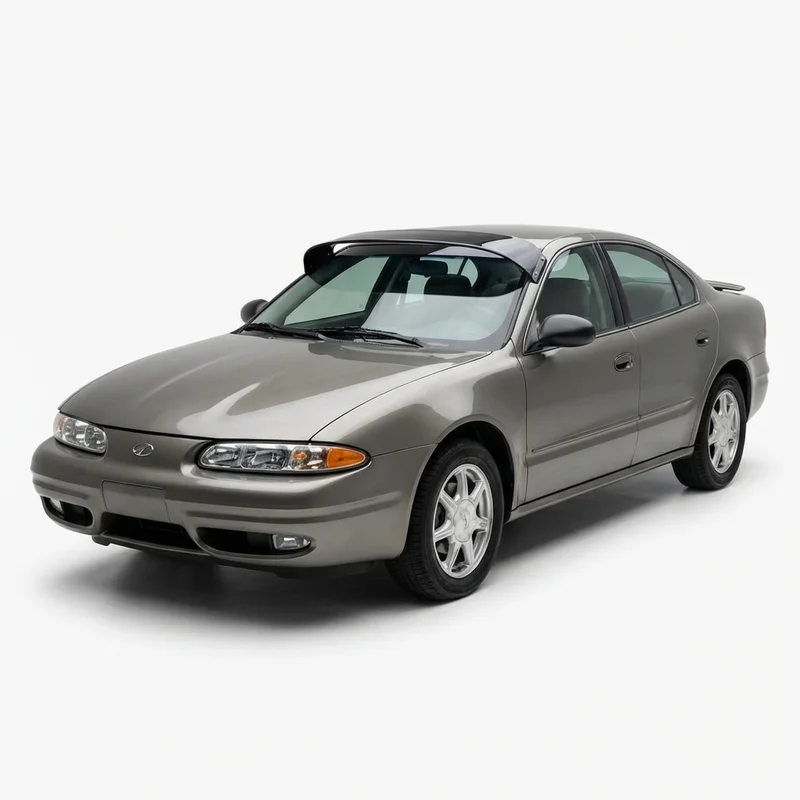 Tinted Acrylic Windscreen Sunvisor for Oldsmobile Alero (1999 - 2004) - 1