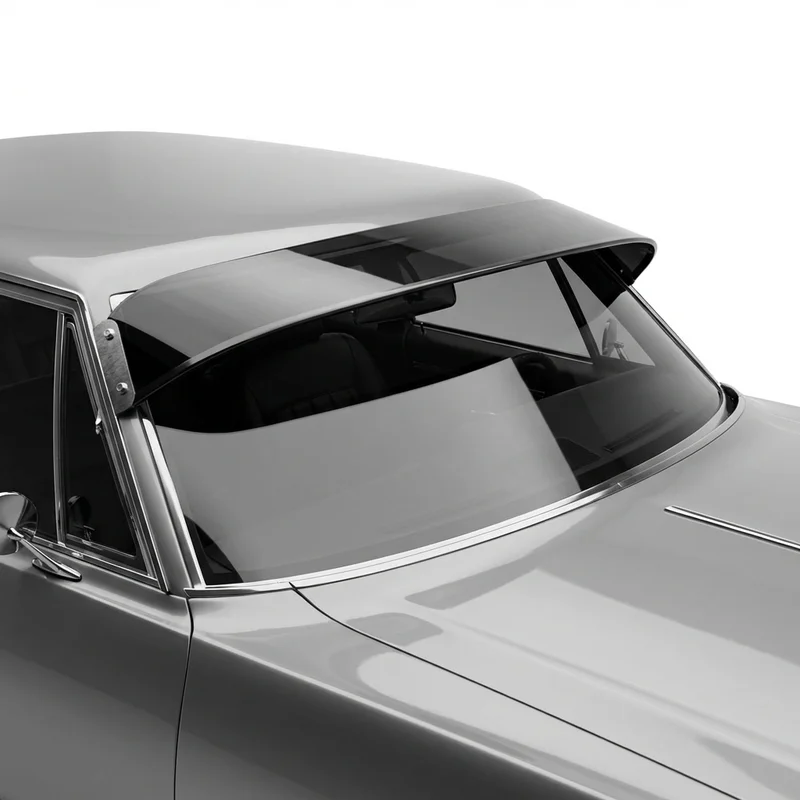 Tinted Acrylic Windscreen Sunvisor for Oldsmobile Delta 88 (1968 - 1991) - 1