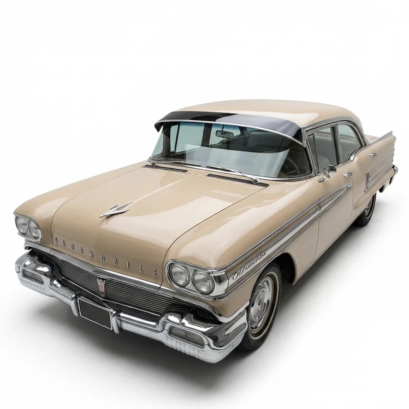 Tinted Acrylic Windscreen Sunvisor for Oldsmobile Dynamic 88 (1958 - 1958) - 1