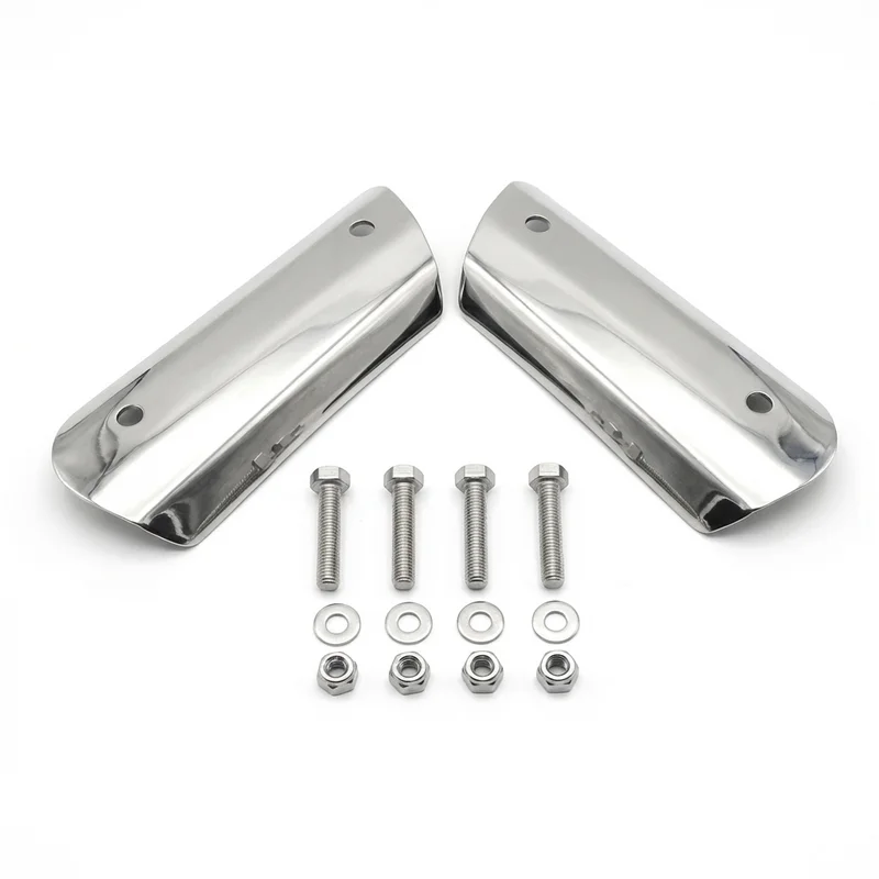 Stainless Steel Mounting Bracket Kit for Peterbilt 349 (1987 - 1987) - 1