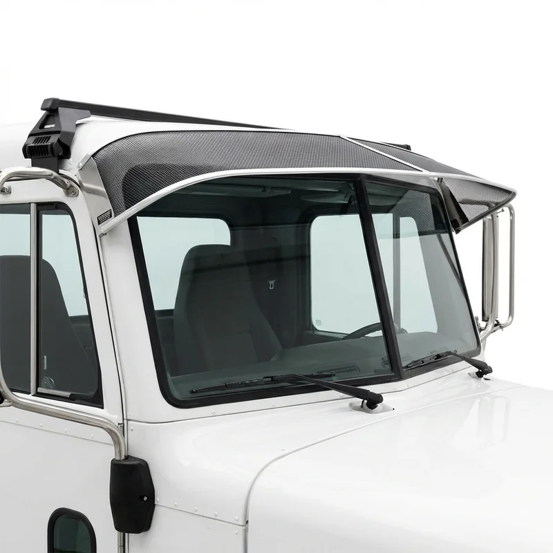 Premium Mesh Windscreen Sunvisor for Peterbilt 349 (1987 - 1987) - 1