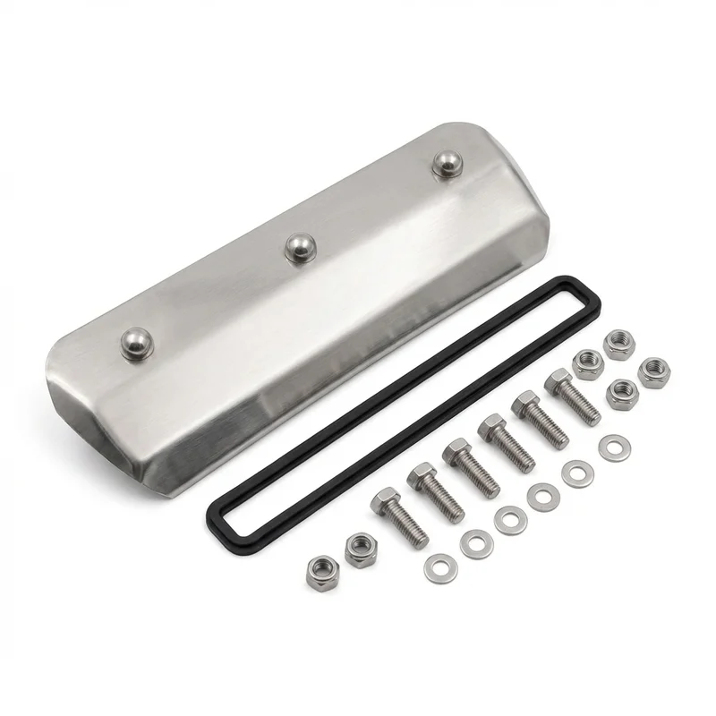 Stainless Steel Mounting Bracket Kit for Peterbilt 352 (1988 - 1988) - 1