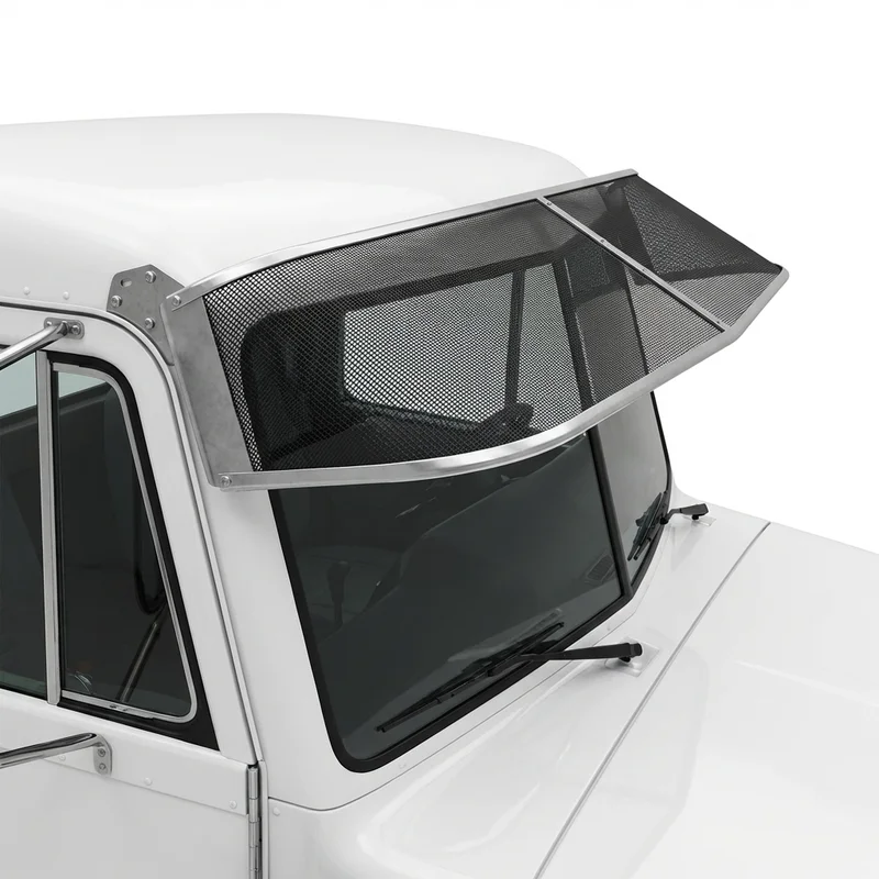 Premium Mesh Windscreen Sunvisor for Peterbilt 359 (1987 - 1988) - 1