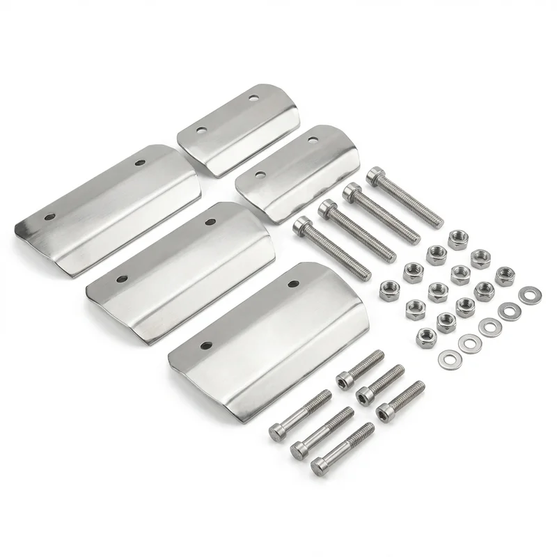 Stainless Steel Mounting Bracket Kit for Peterbilt 367 (2008 - 2022) - 1