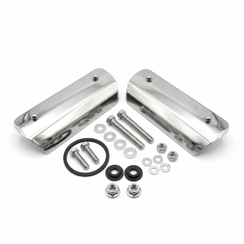 Stainless Steel Mounting Bracket Kit for Peterbilt 375 (1987 - 1996) - 1