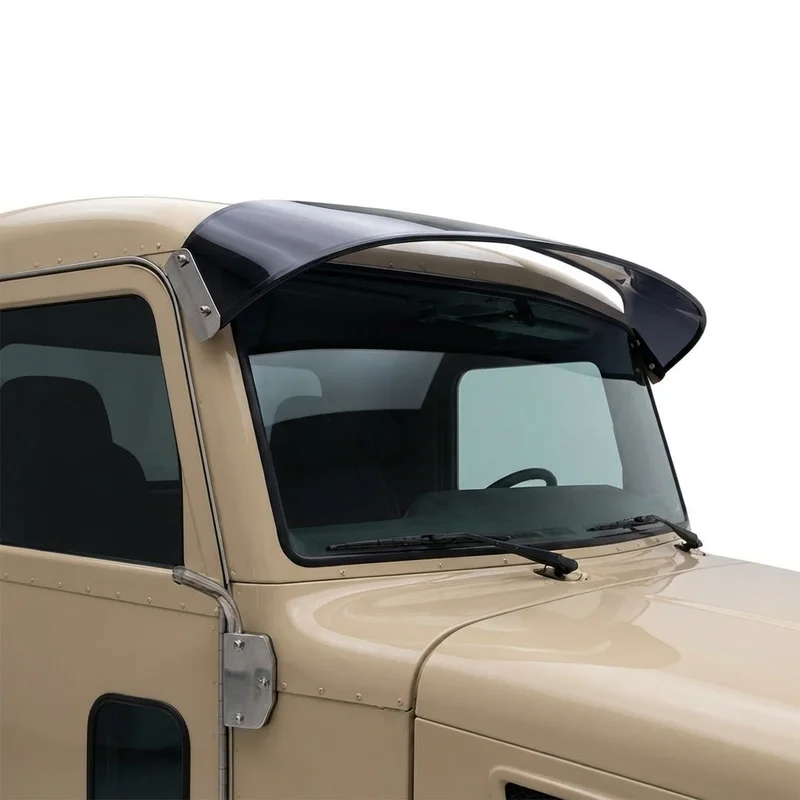 Tinted Acrylic Windscreen Sunvisor for Peterbilt 384 (2008 - 2016) - 1