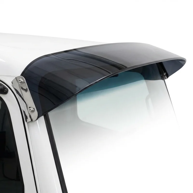 Tinted Acrylic Windscreen Sunvisor for Peterbilt 385 (1995 - 2008) - 1