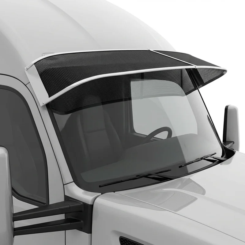 Premium Mesh Windscreen Sunvisor for Peterbilt 386 (2006 - 2016) - 1