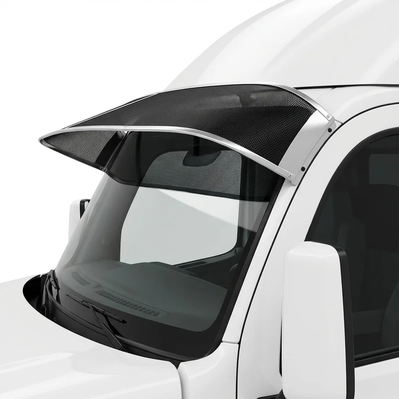 Premium Mesh Windscreen Sunvisor for Peterbilt 567 (2014 - 2022) - 1