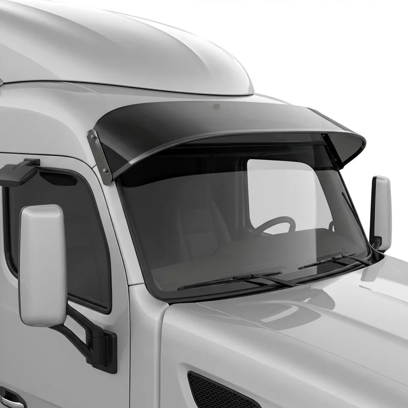 Tinted Acrylic Windscreen Sunvisor for Peterbilt 567 (2014 - 2022) - 1