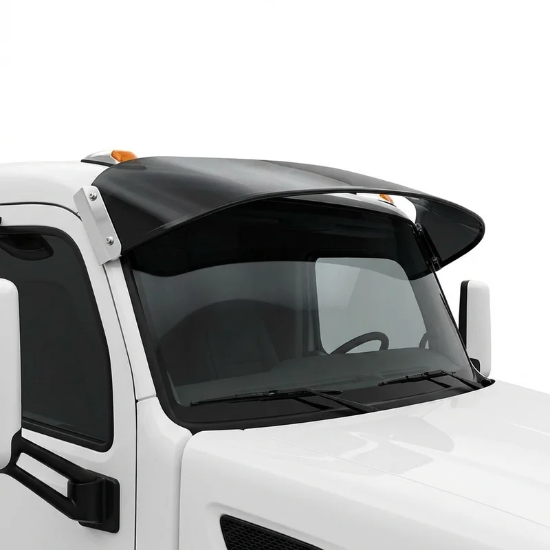 Tinted Acrylic Windscreen Sunvisor for Peterbilt 579 (2013 - 2022) - 1