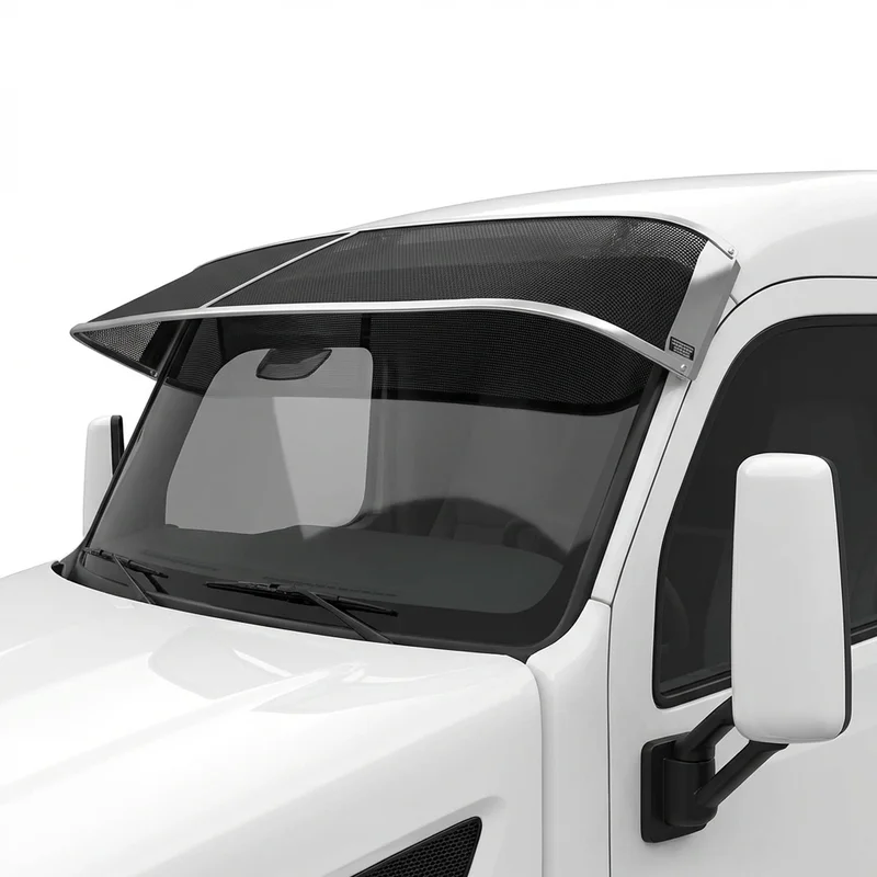 Premium Mesh Windscreen Sunvisor for Peterbilt 587 (2011 - 2018) - 1