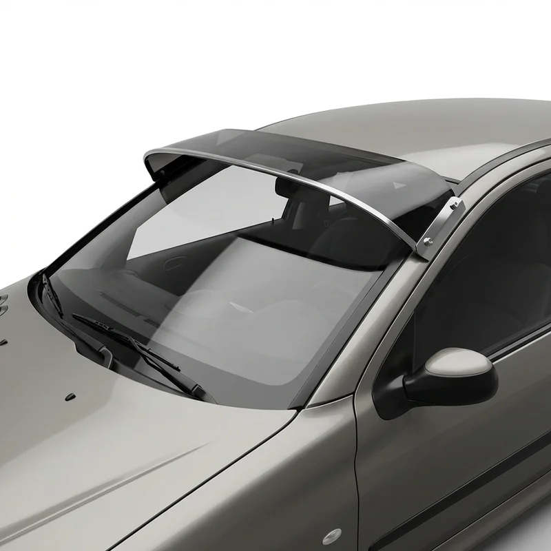 Tinted Acrylic Windscreen Sunvisor for Peugeot 206 (2000 - 2009) - 1