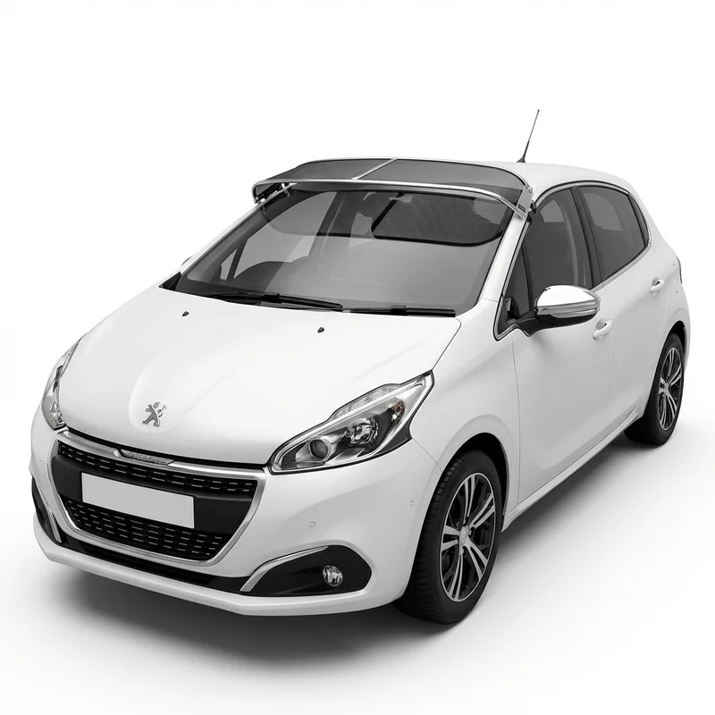 Premium Mesh Windscreen Sunvisor for Peugeot 208 GT (2014 - 2017) - 1