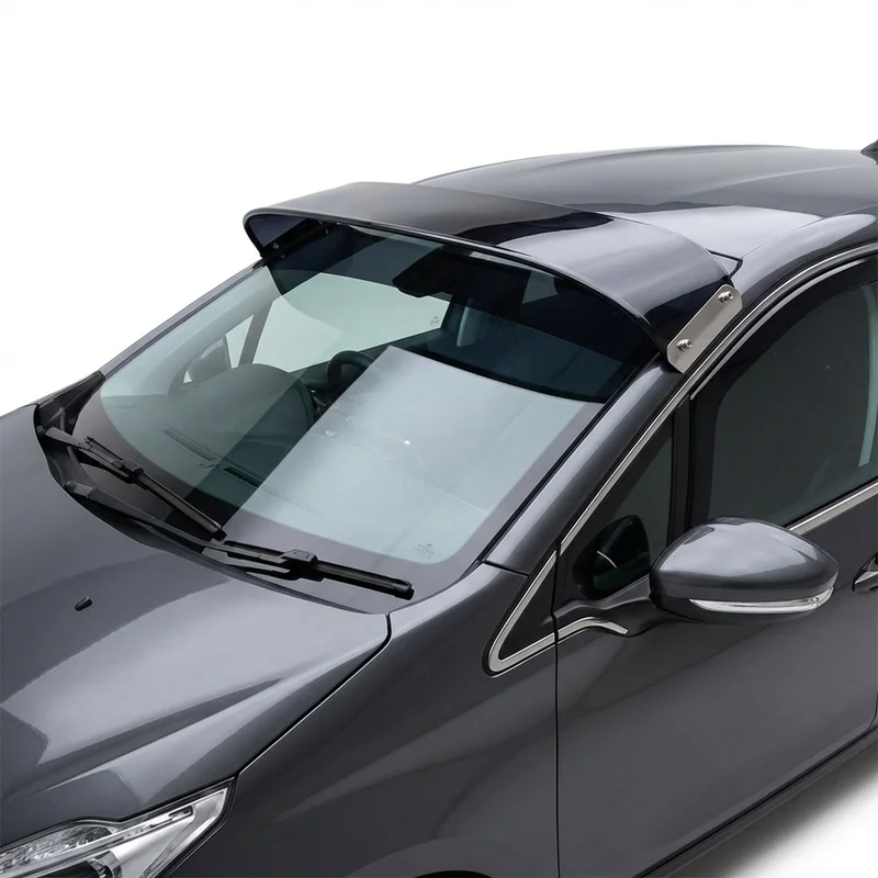 Tinted Acrylic Windscreen Sunvisor for Peugeot 208 GT (2014 - 2017) - 1