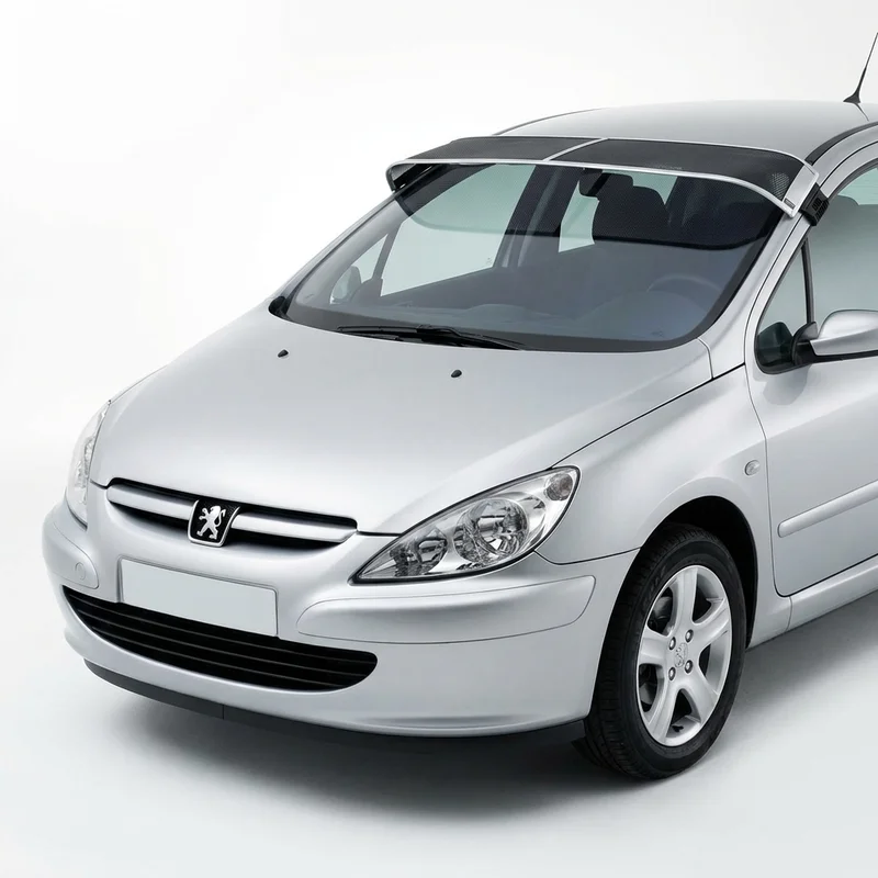 Premium Mesh Windscreen Sunvisor for Peugeot 307 (2003 - 2010) - 1