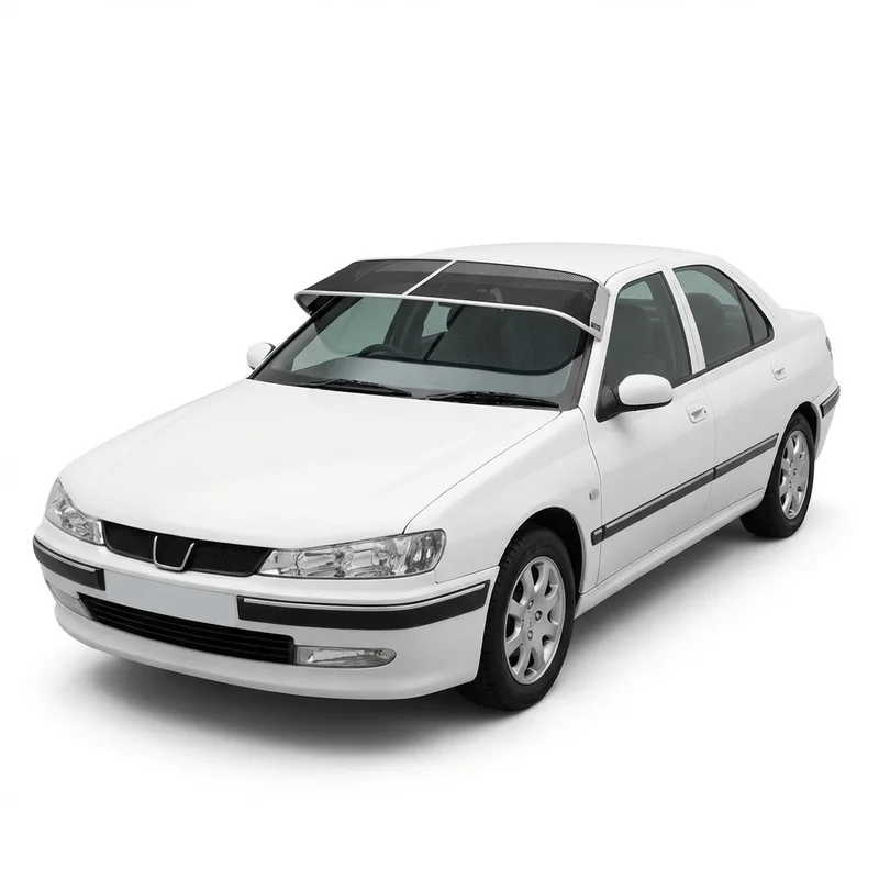 Premium Mesh Windscreen Sunvisor for Peugeot 406 (2000 - 2005) - 1