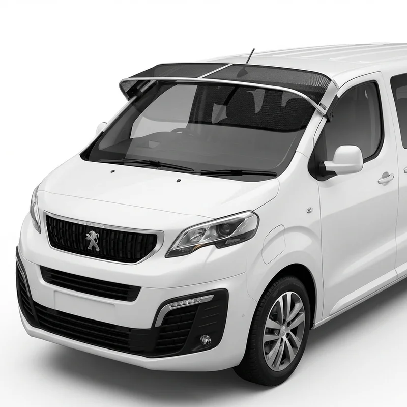 Premium Mesh Windscreen Sunvisor for Peugeot Traveller (2019 - 2021) - 1