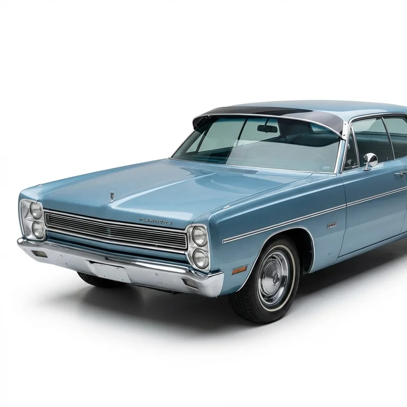 Tinted Acrylic Windscreen Sunvisor for Plymouth Fury I (1968 - 1974) - 1