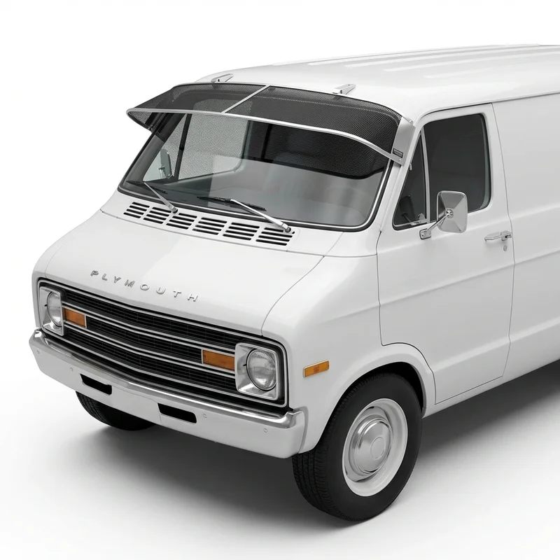 Premium Mesh Windscreen Sunvisor for Plymouth PB100 (1975 - 1980) - 1