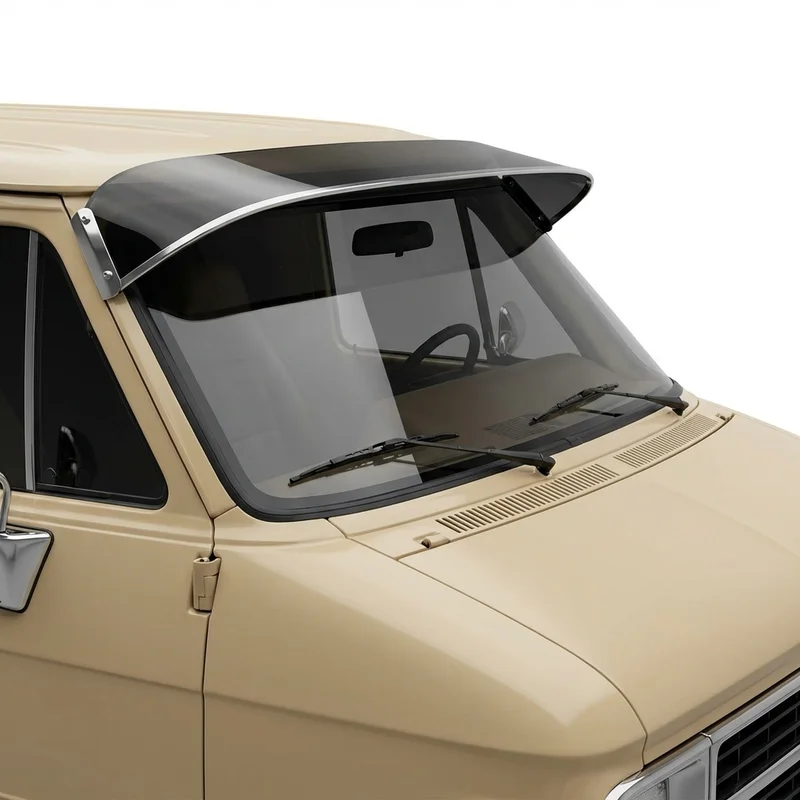 Tinted Acrylic Windscreen Sunvisor for Plymouth PB250 (1981 - 1983) - 1