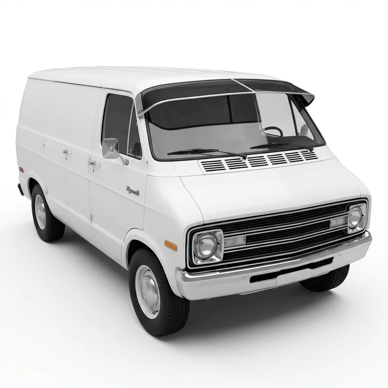 Premium Mesh Windscreen Sunvisor for Plymouth PB300 Van (1974 - 1974) - 1