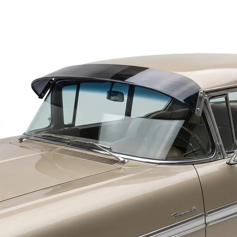 Tinted Acrylic Windscreen Sunvisor for Pontiac Bonneville (1958 - 2005) - 1