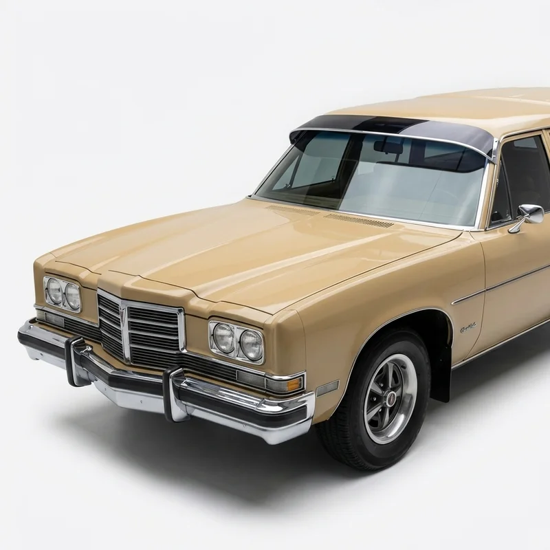 Tinted Acrylic Windscreen Sunvisor for Pontiac Grandville (1971 - 1975) - 1