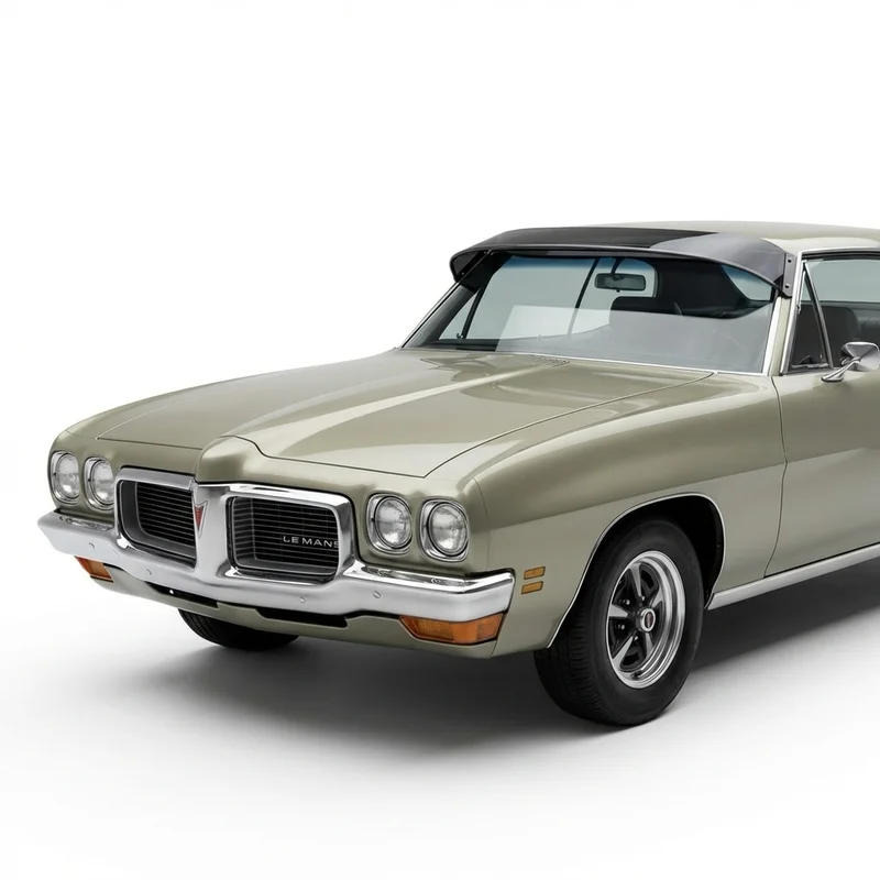 Tinted Acrylic Windscreen Sunvisor for Pontiac LeMans (1970 - 1993) - 1